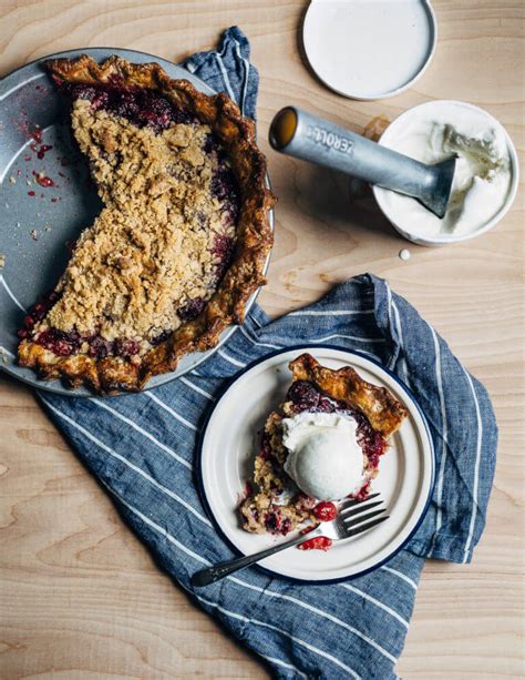 Sour Cherry Crumb Pie