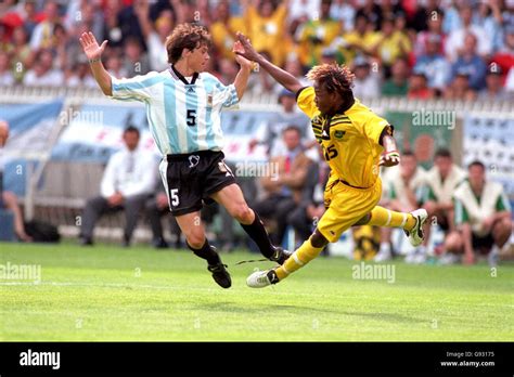 Soccer World Cup France 98 Group H Argentina V Jamaica Argentina