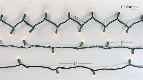 Mini Light Spacing Discussed – Christmas Light Source