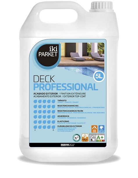 Barnices al agua Iki Parket Acabado Deck Professional Química