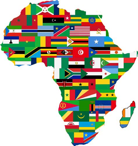 Free Images - africa continent countries flags