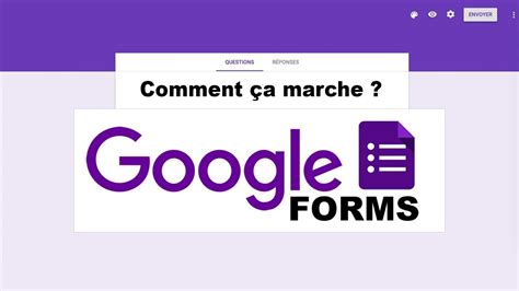 Cr Er Un Formulaire Google Forms Youtube