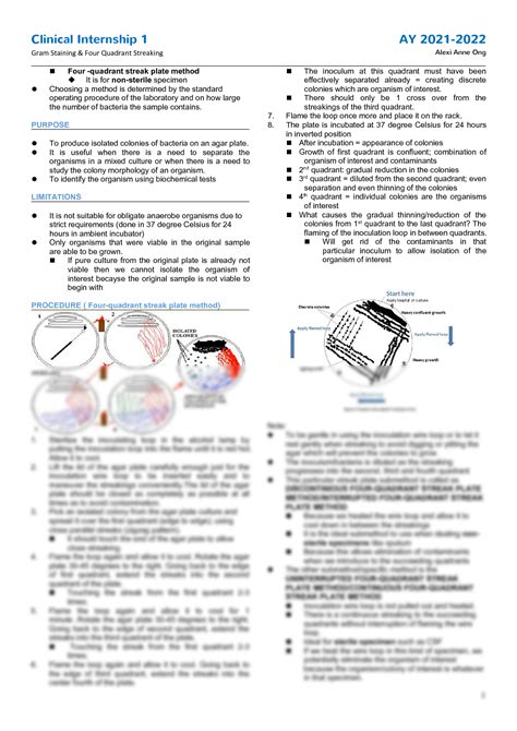 Solution Module Four Quadrant Streaking Studypool