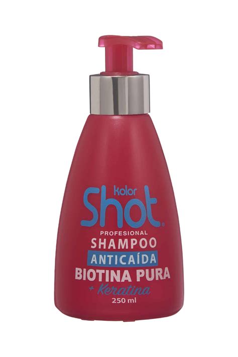 Shampoo Anticaida Biotina Pura Keratina Kolor Shot Profesional