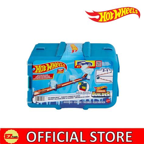 Hot Wheels Ice Crash Pack Track Builder Starter New Ready Stock