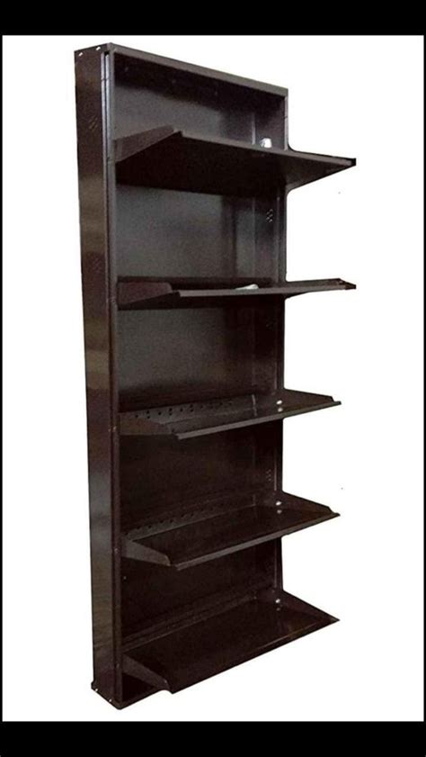 Powder Coated Mild Steel Shoe Rack Cabinet 5 Shelves Free Standing At