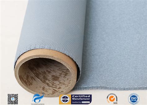 Grey Silicone Coated Fiberglass Fabric 31OZ 0 85MM Industrial Welding