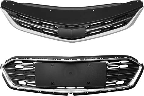 Amazon Mactoom Front Upper Bumper Lower Grille Chrome Compatible