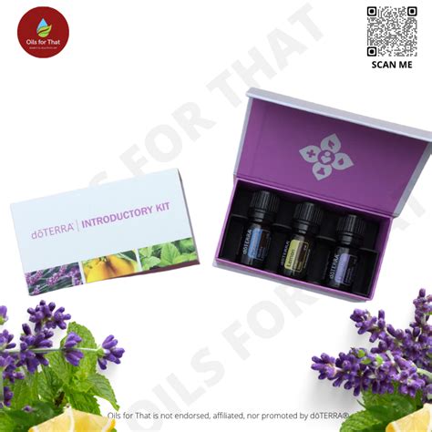 Onhand Dōterra R Introductory Kit Lemon Lavender Peppermint Essential Oil 5 Ml [legitimate