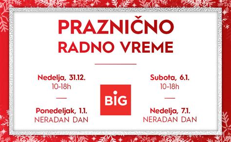 Radno Vreme Bignovisad Centra Za Vreme Praznika Big Novi Sad