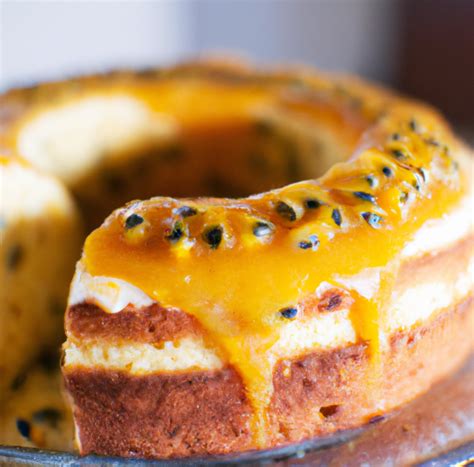 Bolo de maracujá macio e úmido Meu Sabor Brasil