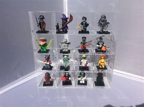 Building Block Display Case 16x Minifigure Display Case Lego