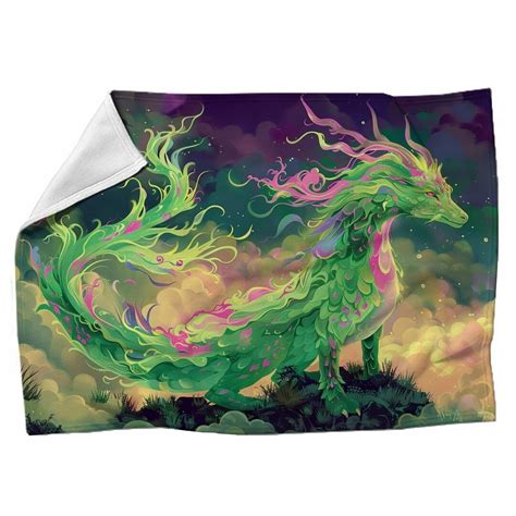 Dragon Blanket Mythology Blankets Majestic Sherpa Blanket