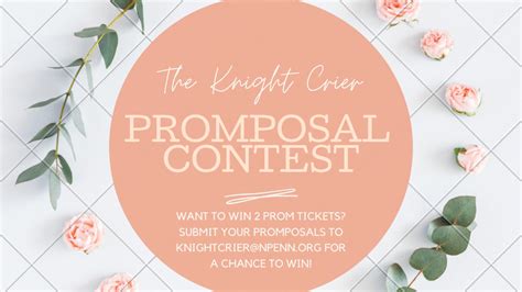 Knight Crier Promposal Contest Returns The Knight Crier