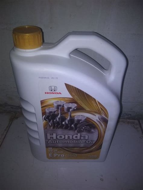 Oli Mobil Honda E Pro Gold Sn W Fully Sinthetic L Original