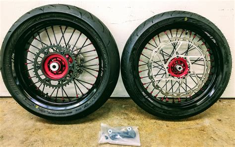 USED CRF250L Warp 9 Supermoto Wheels With Tires