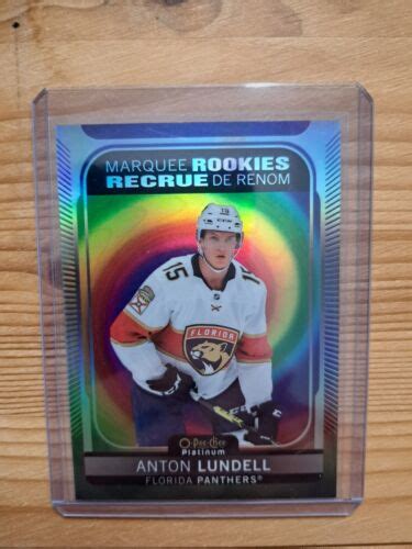 2021 22 OPC Platinum Rainbow Color Wheel Marquee Rookies Anton Lundell