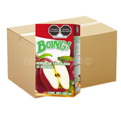 Boing Manzana 500 Ml Caja Con 24 Piezas Abarrotero