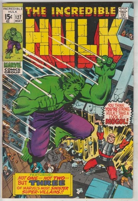 Incredible Hulk 127 May 70 VF High Grade Hulk Comic Books Bronze