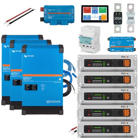 HUSATECH PowerSet 3 Phasig Mit Victron MultiPlus II 48 5000 70 50 Und