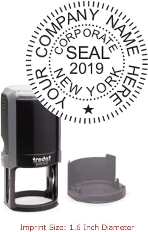 Stamp Seal For A Corporation With Self Inking Function 1