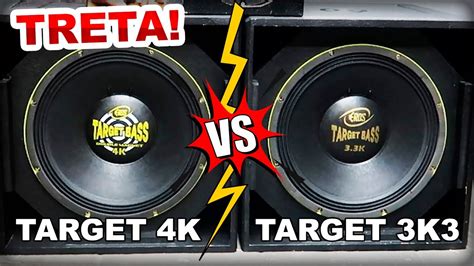 TRETA Eros Target 3k3 Vs Eros Target Bass Double Magnet 4k 15 Pol