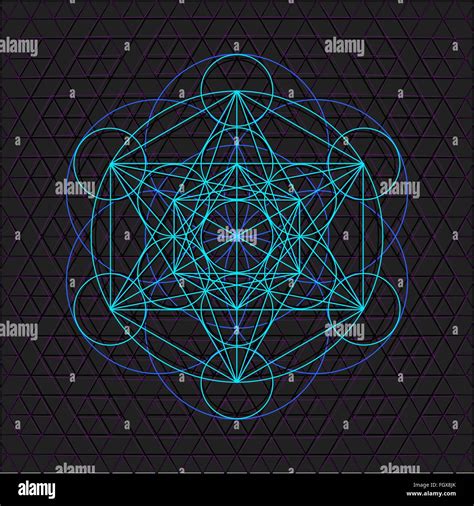 Metatron sacred geometry Imágenes vectoriales de stock Alamy