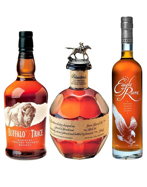 Buffalo Trace Blantons Eagle Rare Bourbon Combo Quality Liquor