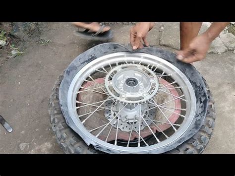 How To Make Spoke Type Rim Into Tubeless Rim Set YouTube