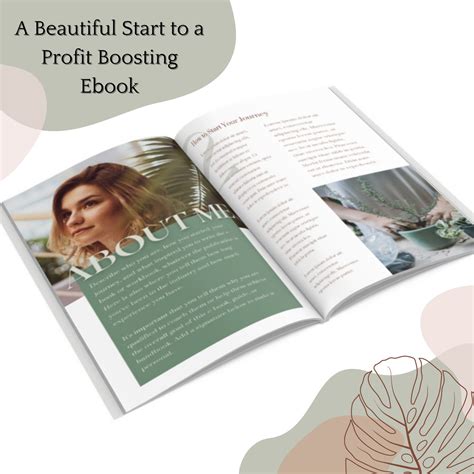 Ebook Template Canva Work Book Template Lead Magnet Blogger Template