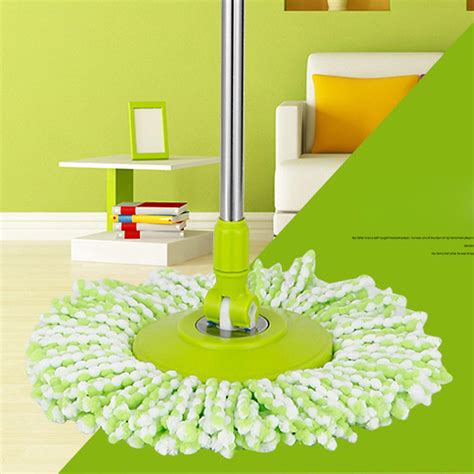 New Replacement 360 Rotating Easy Magic Microfiber Spinning Floor Mop Head Green Fruugo Se