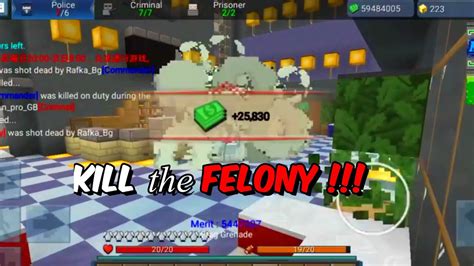 Felony St Wanted Killing In Jailbreak Blockman Go Youtube