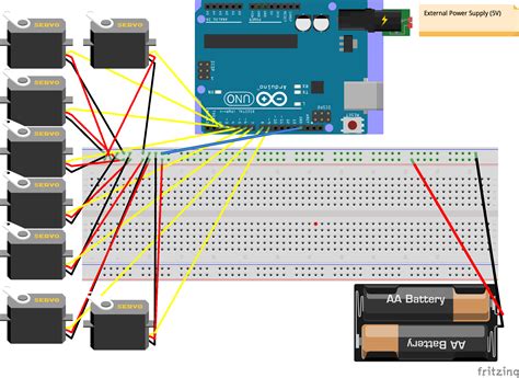 New Servo Wiring Diagram Arduino Diagram Diagramtemplate 897