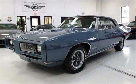 1968 Pontiac Gto Convertible 37042 Miles Blue 400 4brl Automatic