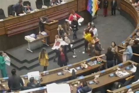 Rissa Tra Donne In Parlamento Calci E Pugni Tra Le Deputate Che Se Le