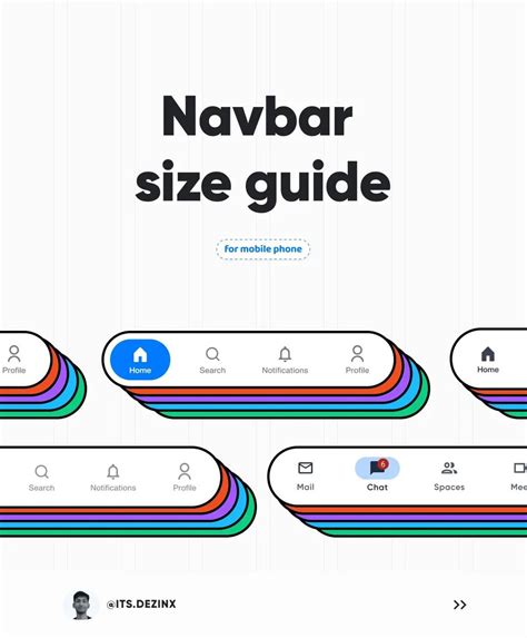 UI UX Design Tips Bottom Navigation Bar Size Guide Thread Cc Its