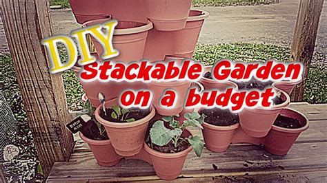 DIY Vertical Garden Stackable Planter Dollar Tree DIY YouTube