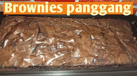 Resep Brownies Panggang Oven Tangkring Tanpa Mixer Youtube