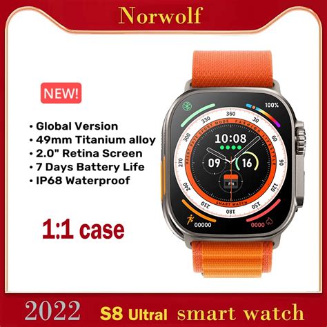 Iwo Series 8 Ultra Smartwatch 49mm Smart Watch Ultra Series 8 49mm