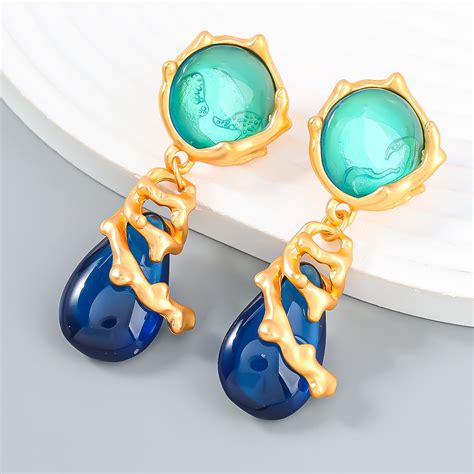 Jl17187 Fashion Dubai Gold Earrings Women Gold Stud Earrings Jewelry ...