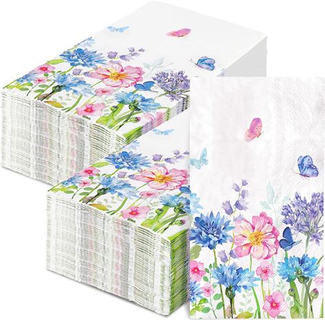 Amazon Jarthenaamcs Sheets Floral Guest Napkins Flower