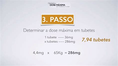 Como calcular a dose máxima anestésico odontológico YouTube