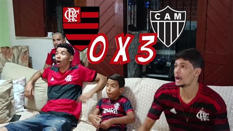 REACT FLAMENGO 0 X 3 ATLETICO MG CAMPEONATO BRASILEIRO