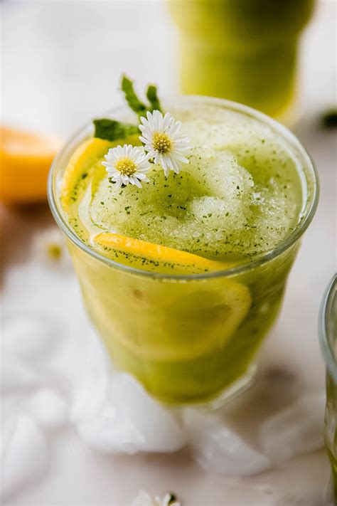 Refreshing Frozen Mint Lemonade Limonana Recipe Little Spice Jar