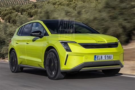 Skoda Elroq Elektrische Suv Onder Enyaq Vooruitblik Autoweek