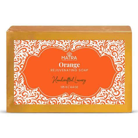 Buy Matra Orange Bergamot Handmade Soap Natural Bathing Bar Online