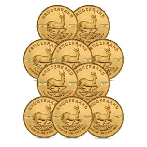 Oz South African Krugerrand Gold Coin Random Lot Of Ebay