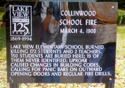 Collinwood School Fire Memorial 1908 Find A Grave Photos