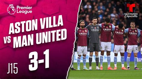 Highlights & Goals: Aston Villa vs. Manchester United 3-1 | Premier ...