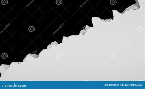 gap   white wall diagonally stock illustration illustration